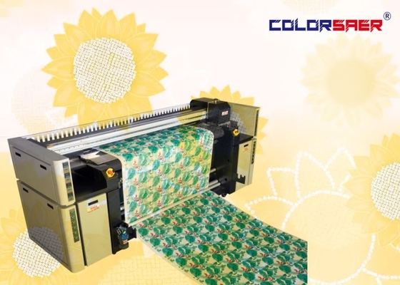 Printer Inkjet Otomatis untuk Bahan Kain Sublimasi Digital Roll-to-Roll Format Besar Kondisi Baru DPI Tinggi