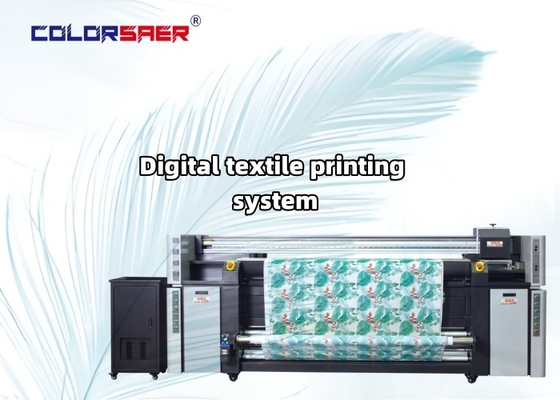 Mesin Cetak Kain Poliester dan Katun 2.2M Langsung ke Kain Digital Tekstil Plotter Sublimasi
