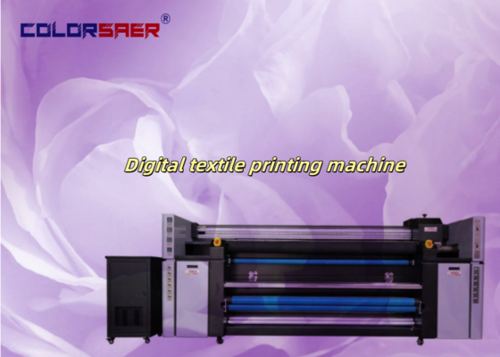 Printer Sublimasi Format Besar 4pcs I3200 Kepala untuk Polyester dan Kain Katun Mesin Pencetakan