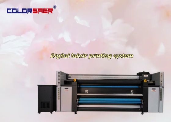 Mesin Printer Sublimasi 2m Digital Format Besar dengan Kepala Cetak I3200 pada Kain Polyester dan Katun