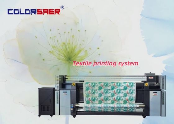 COLOR SAER Printer Sublimasi Langsung ke Tekstil I3200 Kepala untuk Tampilan Tembok Bendera/Banner