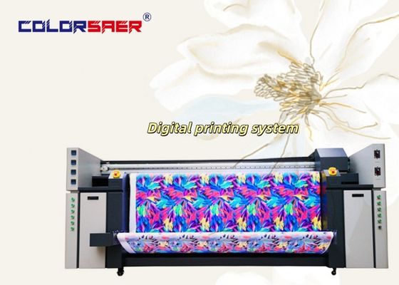 Mesin Cetak Otomatis Multi Warna Produsen untuk Kain Katun dan Poliester Roll to Roll