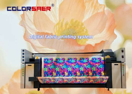 Brand New Kualitas Tinggi Multifunctional Inkjet Printer Format Besar Polyester Digital dan Mesin Pencetakan Kapas