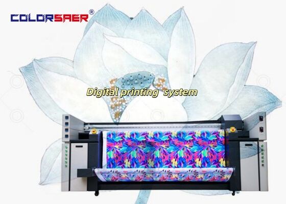 Direct to Fabric High Speed Textile Digital Printer dengan 4pcs/8pcs i32000 Print Head Untuk Polyester & Kain Baja
