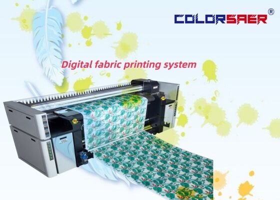 SAER Company 4 & 8 Color High Speed Fabric Digital Printing System untuk Kain Katun dan Polyester
