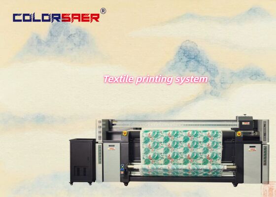 SAER Company 4 & 8 Color High Speed Fabric Digital Printing System untuk Kain Katun dan Polyester