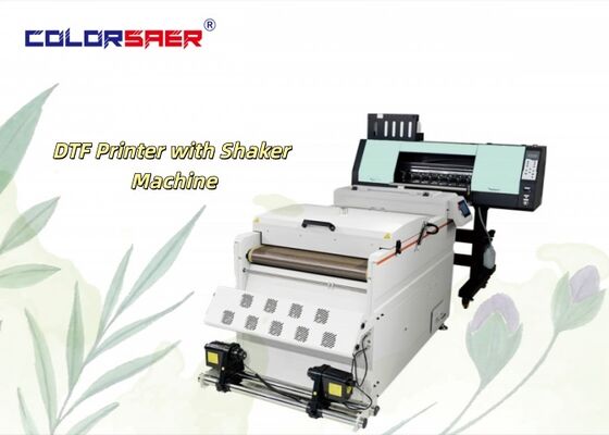 Printer DTF SAER 60CM Ukuran A1 Dengan Mesin Pengocok Bubuk Bersama