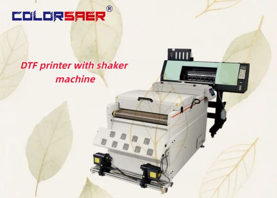 Harga pabrik SAER 24 inci besar format DTF printer dengan powder shaker semua dalam satu mchine cetak langsung pada film PET