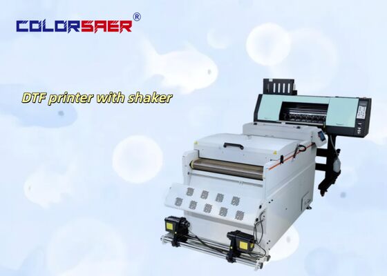 Mesin Pencetakan T-Shirt DTF 24 Inci Digital Multifungsi DTF Impresora Kondisi Baru DTF Plotter dengan Mesin Serbuk Shaker