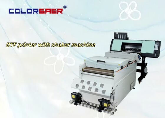 Mesin Cetak DTF Format Besar Langsung ke Film dengan Mesin Powder Shaker 60cm untuk Pakaian & T-Shirt DTF Ink