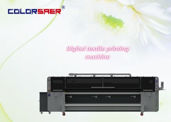 Kepala Cetak Otomatis KJ4B-QL Baru Tekstil Digital Roll-to-Roll Printer Kain presisi efisiensi tinggi