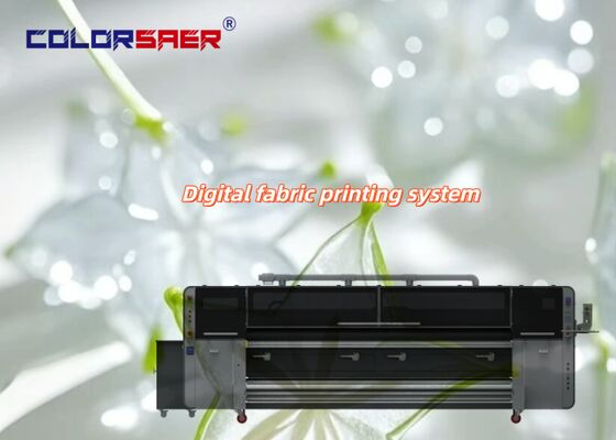 Printer Sublimasi Premium SAER COLOR dengan Print Head KJ4B-QL Lebar Cetak 3200mm Otomatis Roll to Roll untuk Kain Katun & Poliester