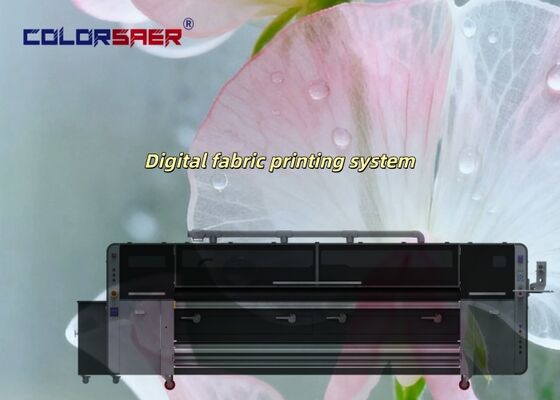 Printer Tekstil Digital Berkecepatan Tinggi 110m2/h dengan Sublimasi & Tinta Pigmen dan Roll To Roll Otomatis