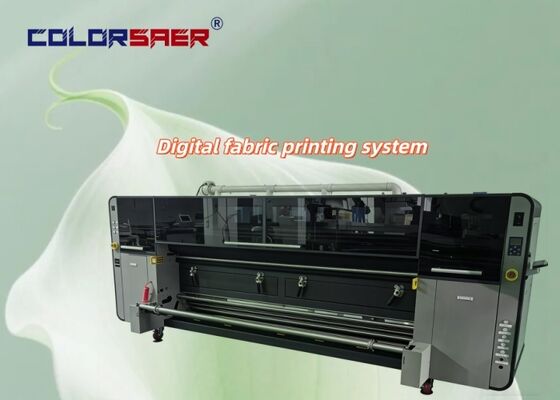 Industrial KJ4B-QL Print Head Dye Sublimation Inkjet Fabric Plotter Roll To Roll Sistem Pencetakan Tekstil