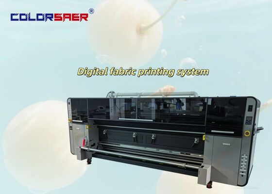 Industrial KJ4B-QL Print Head Dye Sublimation Inkjet Fabric Plotter Roll To Roll Sistem Pencetakan Tekstil