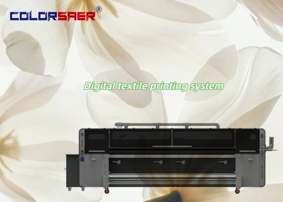 SAER Energy-Efficient Digital Fabric Printer With Far Infrared Heating Tube Oven For Roll To Roll Printing On Cotton & Polyester
