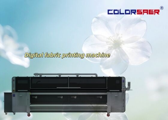 Efisien Stabil 3200mm Mesin Pencetakan Kain Inkjet Digital Polyester & Cotton Tekstil Plotter Dengan 4 pcs & kepala cetak pcs