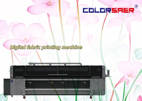 Efisien Stabil 3200mm Mesin Pencetakan Kain Inkjet Digital Polyester & Cotton Tekstil Plotter Dengan 4 pcs & kepala cetak pcs