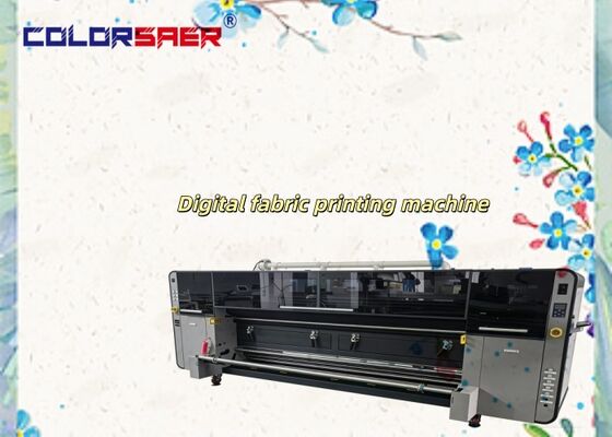 SAER Color 4 & 8 pcs I3200A1 Print Head 3,2m All-in-one Periklanan Mesin Pencetakan Bendera Digital Inkjet Berwarna Tinggi