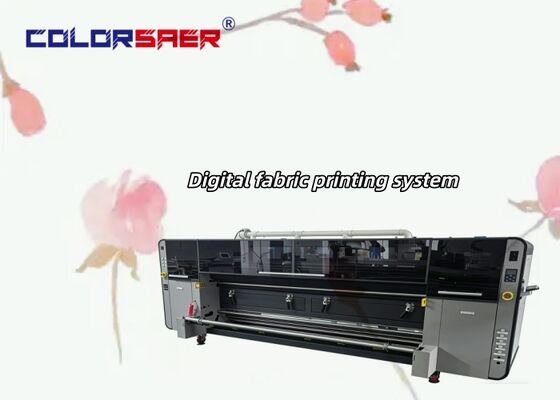 Imprimante 2m & 3.2m Mesin Cetak Tekstil Digital Printer Kain Untuk Bahan Katun & Poliester