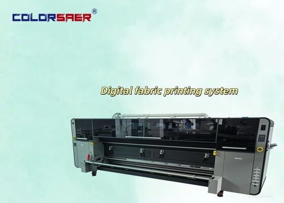 Produksi yang stabil Mesin Pencetakan Digital Berkualitas Tinggi untuk Kain Katun & Polyster Printer Tekstil Inkjet dengan Sistem Pencetakan Inline Infrared Heater