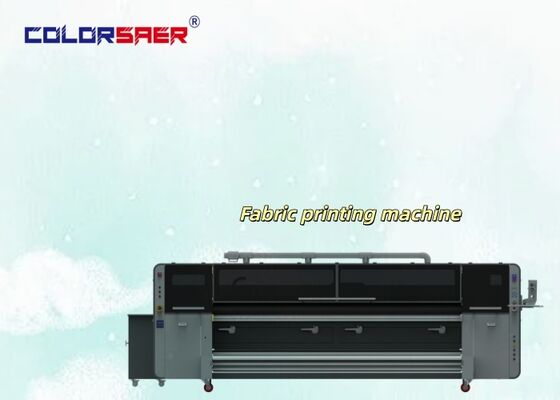 Mesin Pencetakan Bendera Inkjet Digital Komersial dengan Lebar Pencetakan 3200mm Roll to Roll otomatis dan Warna CMYK ganda untuk Pencetakan Tekstil