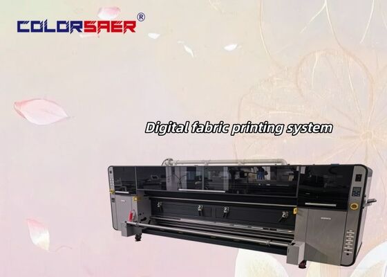 Printer Tekstil Format Lebar dengan Kepala Cetak 4pc & 8pcs Mesin Cetak Grafis Periklanan Dalam dan Luar Ruangan