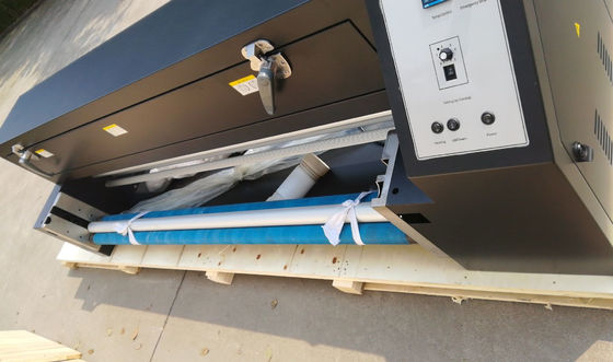 Mesin Pemanas Sublimasi Format Besar Unit Fiksasi Warna Sistem Pengambilan Pakan Otomatis