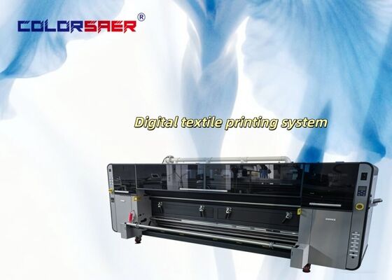 Harga pabrik sistem pencetakan kain digital premium roll to roll atau langsung keluar plotter tekstil dengan CMYK & CYMKGRBK