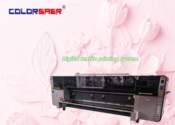 Model baru Industri KJ4B-QL Print Head Sublimation Banner Printer untuk bahan kapas atau poliester