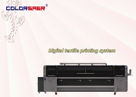 Printer Kain Inkjet Cetak Tekstil Digital Format Besar 3.2M Kualitas Tinggi dengan Kepala Cetak KJ4B-QL