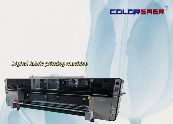 Printer Kain Inkjet Cetak Tekstil Digital Format Besar 3.2M Kualitas Tinggi dengan Kepala Cetak KJ4B-QL