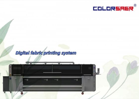 Format besar 126 Inch Industrial Grade 4pcs KJ4B-QL Print Head Digital Textile Printer untuk Kain Katun & Polyester