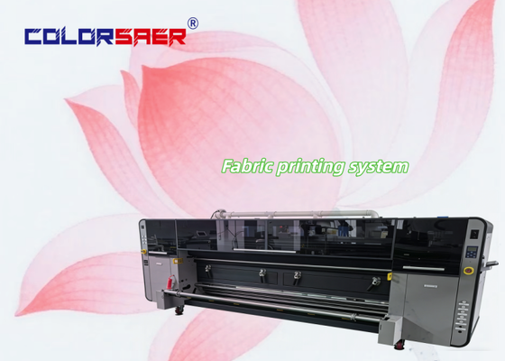 Produsen SAER Kelas Industri Sistem Pencetakan Tekstil Inkjet Plotter Kain Berkecepatan Tinggi untuk Bahan Poliester & Katun