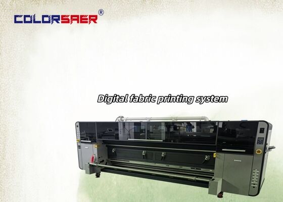 Good Quality SAER 3.2m Textile Printing Machine Roll to Roll Inkjet Digital Banner Printer for Large Background Wall