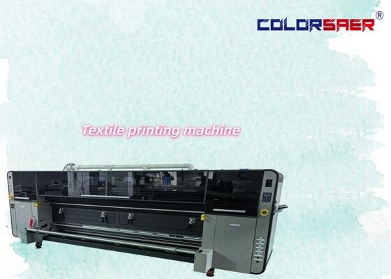 SAER CSR3200 Model Baru Umur Panjang Inkjet Tekstil Roll to Roll Printer dengan Sistem Unit Pemanas untuk Kain