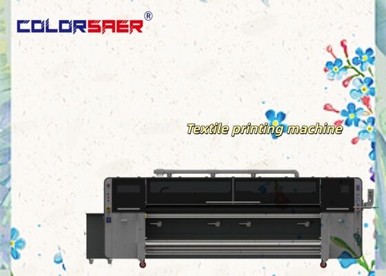 SAER CSR3200 Model Baru Umur Panjang Inkjet Tekstil Roll to Roll Printer dengan Sistem Unit Pemanas untuk Kain
