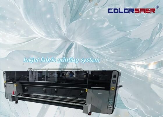Mesin Cetak Digital Format Besar 2m/ 2.3m/3.2m Printer Inkjet Tekstil dengan Sistem Unit Pemanas untuk Kain
