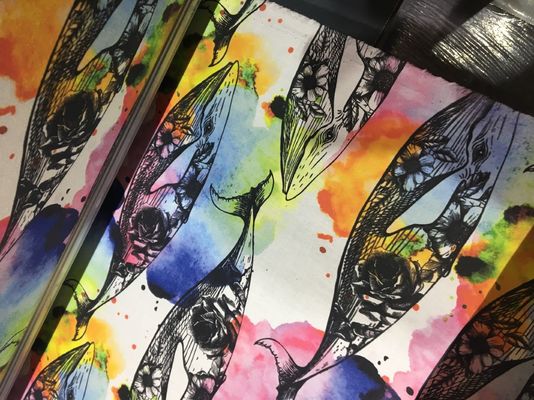 Epson 4720 Head Inkjet Mesin Cetak Tekstil Otomatis Untuk Payung / Tenda