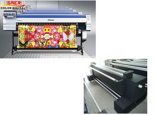 Roll To Roll Flag Mesin Cetak Resolusi 1440dpi Resolusi Tinggi Printer Inkjet
