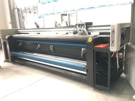 Mesin Cetak Bendera Warna CMYK Ganda / Langsung Ke Mesin Cetak Kain Dengan Tiga Kepala Cetak Epson 4720