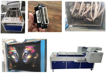 Mesin Cetak Kaos Flatbed Digital Dengan 8 Ricoh GH2220 Head 260kg Berat