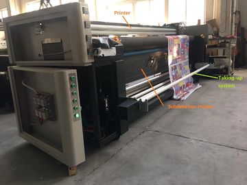 Mesin Pencetakan Kain Digital Akurat 2300mm Lebar Pencetakan Maks Dengan Non-Stop Running