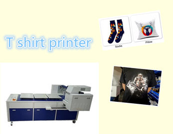 A3 Ukuran Digital Flatbed Printer Ukuran Baki 600 * 1200mm Dengan 8 Ricoh Heads