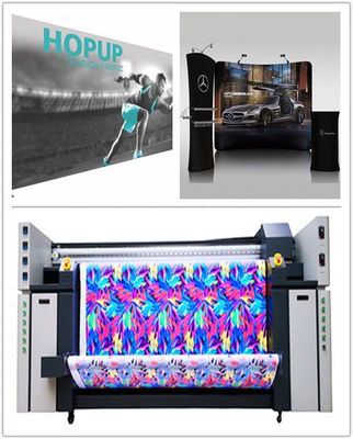 Roll To Roll Digital Fabric Printer Lebar 2200mm Max Print Dengan Tinta Sublimasi