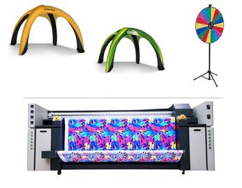 Dual CMYK Plotter Fabric Format Besar 1440 DPI Resolusi Maksimum Dalam Bidang Iklan