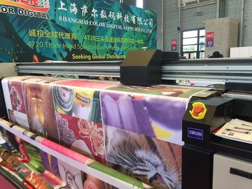 Mesin Digital Printing Resolusi Tinggi Untuk Printer Bendera Kain 2 Meter