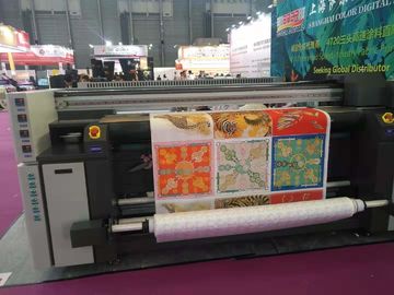 Printer Sublimasi Pasokan Tinta Berkelanjutan Dengan Tiga Print Head 4720 Resolusi 1800DPI Max
