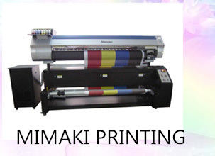 Digital Mimaki Textile Printer Lebar Maks Bahan 1600mm Terhubung Dengan Komputer