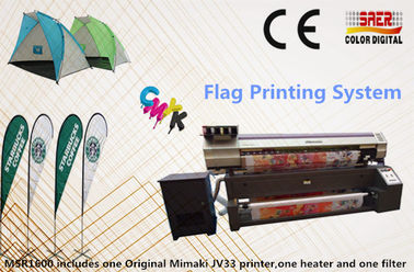 160cm Max Bahan Lebar Mimaki Fabric Printer Untuk Polyester / Cotton
